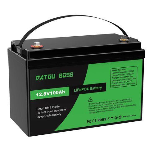 Акумулятор DatouBoss Літій-залізо-фосфатний LiFePO4 12,8 В 100 Аг з BMS lifrpo4_100 фото