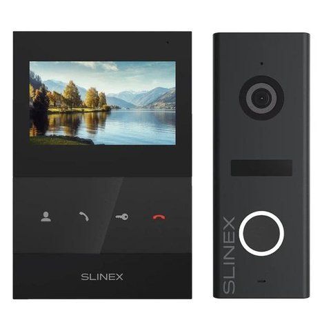Комплект відеодомофону Slinex SQ-04 Black + ML-17HR Graphite sq04_ml17_black фото