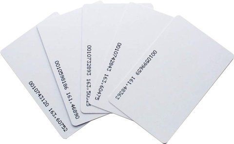 Безконтактна смарт-карта 25 штук ЕМ-Marin TK4100 0,8 мм, біла, ISO, глянець card_tk4100_25 фото