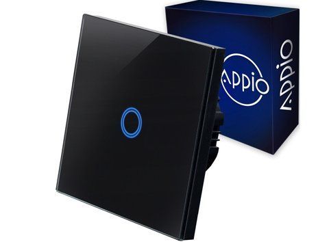 Вимикач світла сенсорний Appio чорний appio_black фото