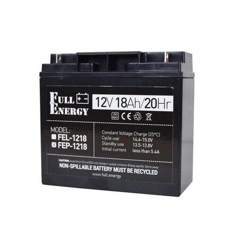 Свинцево-кислотна акумуляторна батарея Full Energy FEP-1218 18 А&bull;г 12В fep_1218 фото