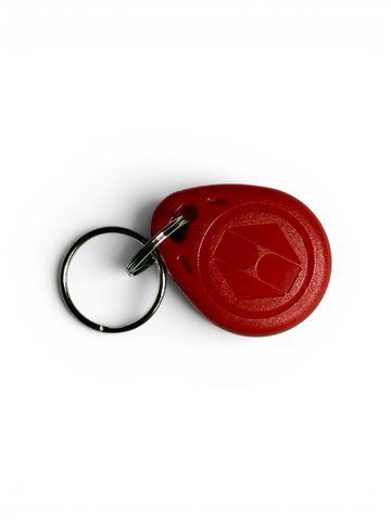 Брелок для домофонів RFID 125KHZ TK4100 червоний tk4100_red фото